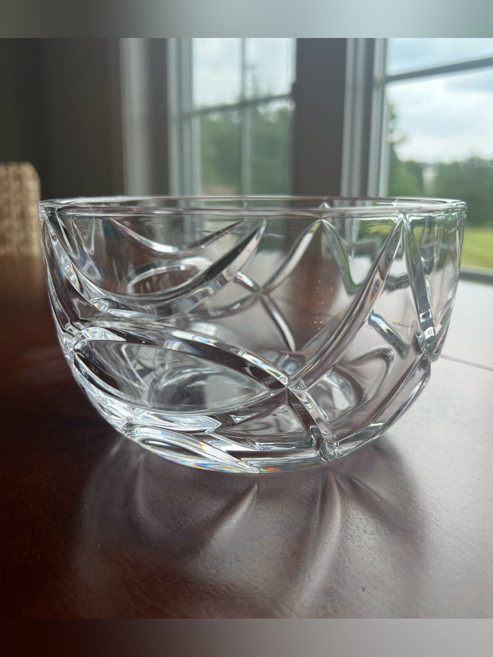 Lauren Ralph Lauren Crystal Cut Glass Decorative Bowl